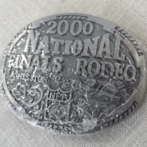 NFR 2000 Hesston Commemorative Belt Buckle - Picture 2 of 7